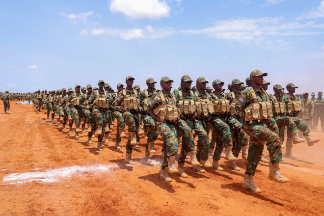 Somali Army Training Camp